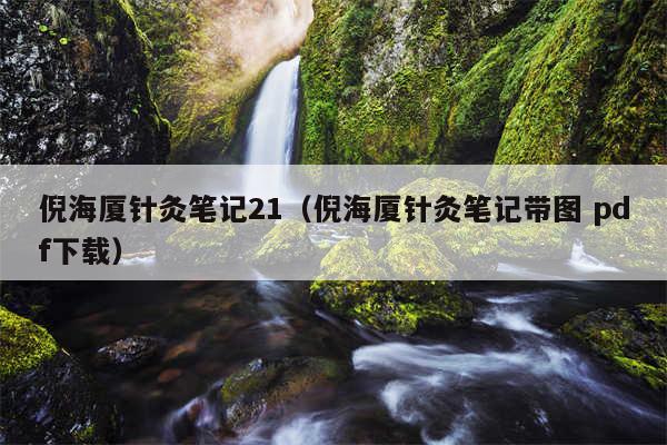 倪海厦针灸笔记21（倪海厦针灸笔记带图 pdf下载）