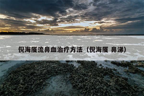 倪海厦流鼻血治疗方法（倪海厦 鼻涕）