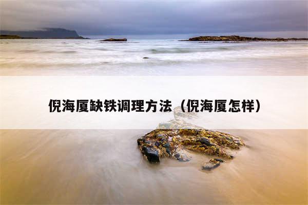 倪海厦缺铁调理方法（倪海厦怎样）