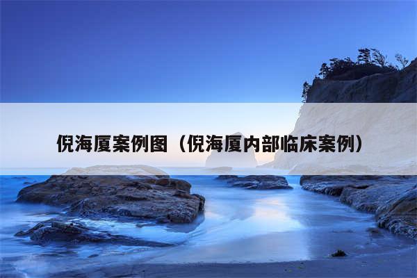 倪海厦案例图（倪海厦内部临床案例）